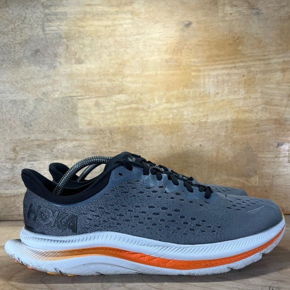 Hoka One One Kawana Womens Size 11.5 Running Shoes Sneakers Gray Black